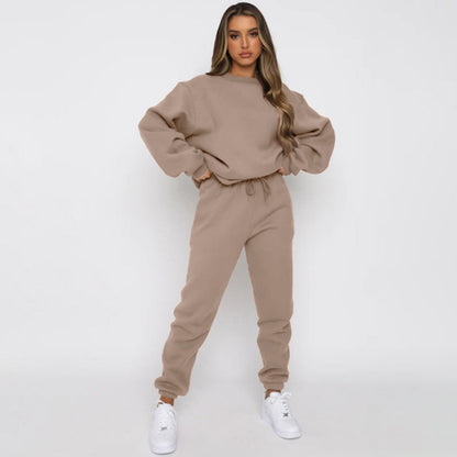 Damen Jogginganzug Bequem Sweatshirt Hose Sportlich