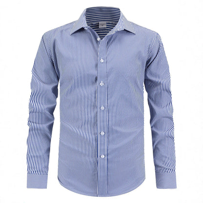 Herren Hemd Gestreift Modern Elegantes Design - BerlinGlamour
