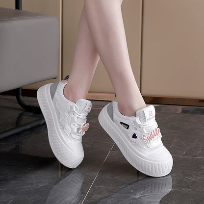 Damen Sneaker Elastisch Klettverschluss Strukturiert Modern