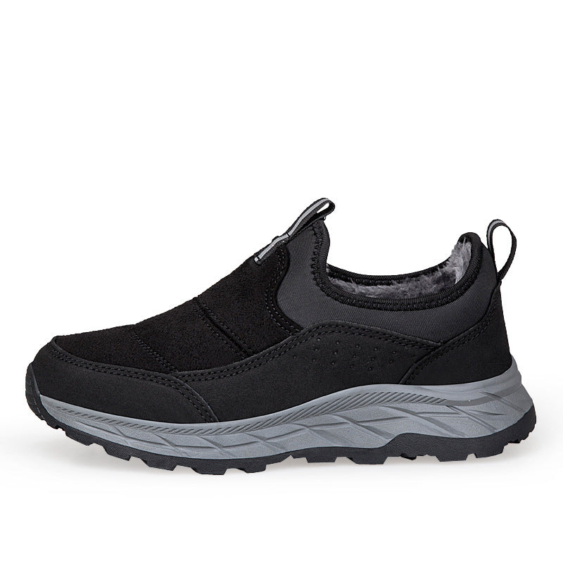 Damen Winter Sneaker Bequem Elastisch Warm