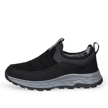 Damen Winter Sneaker Bequem Elastisch Warm