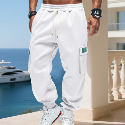 Bequeme Herren Jogginghose Cargo mit Taschen Sportlich
