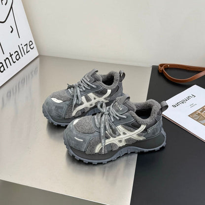 Damen Sneaker Sportlich Warm Rutschfest