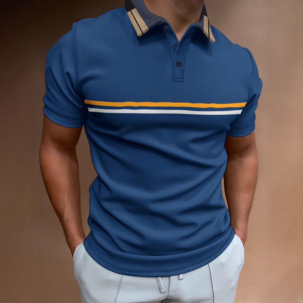Herren Polo Shirt Sportlich Modern mit Logo - BerlinGlamour