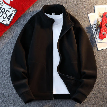 Herren Fleecejacke Warm Praktisch Reißverschluss