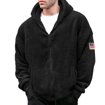 Herren Pullover Kapuzenpullover Flauschig Warm