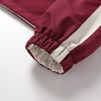 Herren Übergangsjacke Sportlich Mit Kragen Reißverschlusstaschen