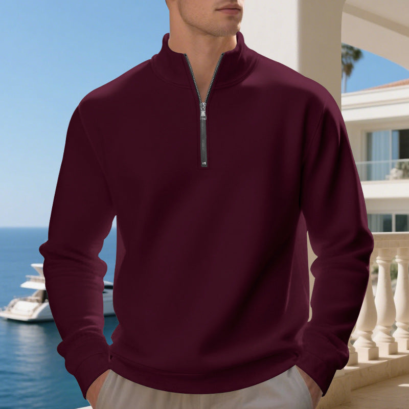 Herren Pullover Hochkragen Modern Style