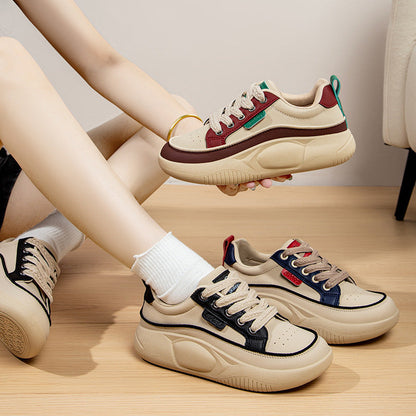 Damen Sneaker Bequem Retro Style Schuhe