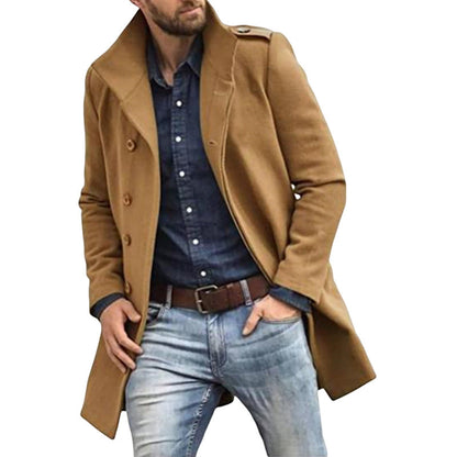 Herren Trenchcoat Langlebig Stylisch Wasserfest