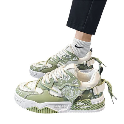 Damen Sneaker Sportlich Verspielt Schnüren