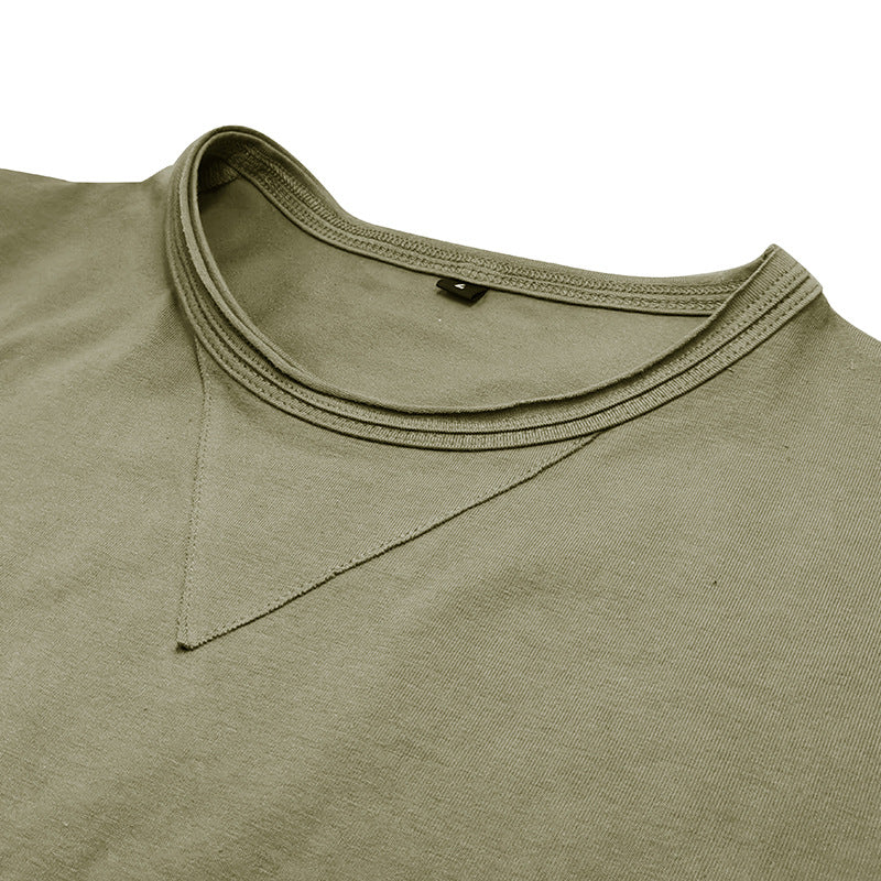 Herren Langarmshirt Sportlich Rundhals Modern