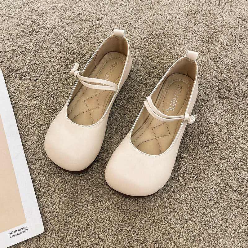 Damen Ballerinas Bequem Elegante Weiche Innensohle