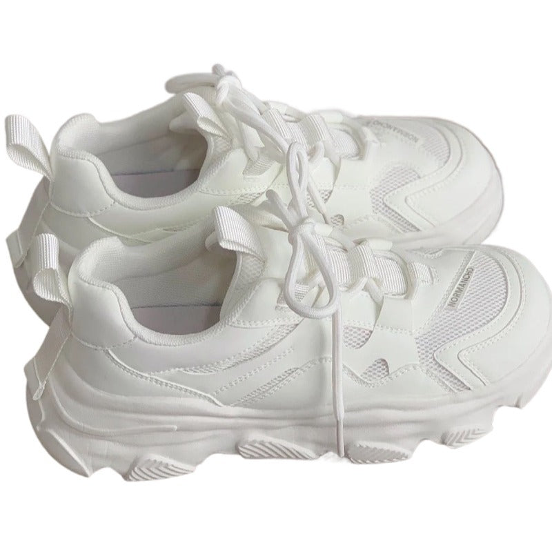 Damen Sneaker Sportlich Chunky Atmungsaktiv Mit Rutschfester Sohle