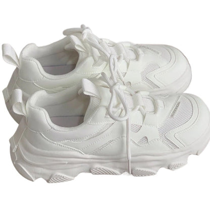 Damen Sneaker Sportlich Chunky Atmungsaktiv Mit Rutschfester Sohle