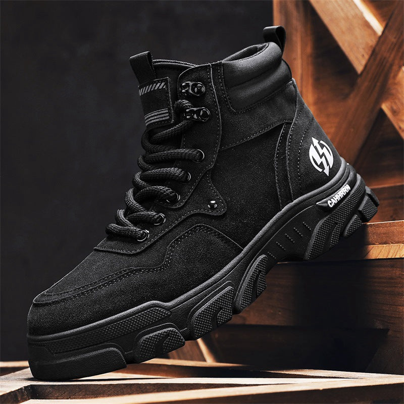 Damen Sportstiefel High-Top Robust Laufsohlen Damenschuhe