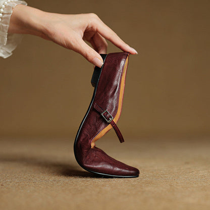 Damen Slipper Leder Echt Bequem