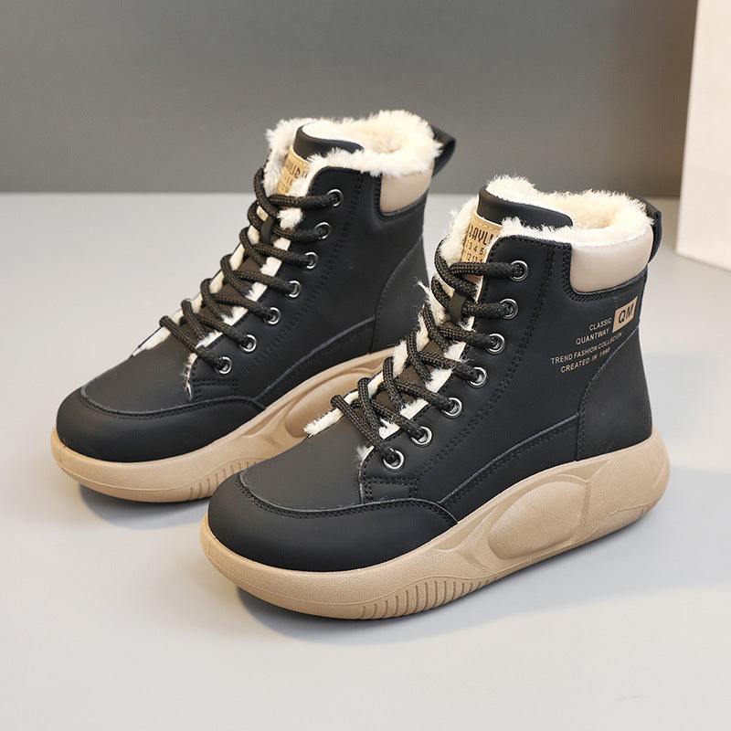Damen Sneaker Gefüttert Warm Rutschfest Schuhe Winter