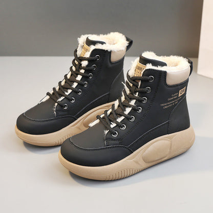 Damen Sneaker Gefüttert Warm Rutschfest Schuhe Winter