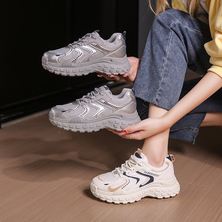 Damen Sneaker Sportlich Ergonomisch Dämpfend