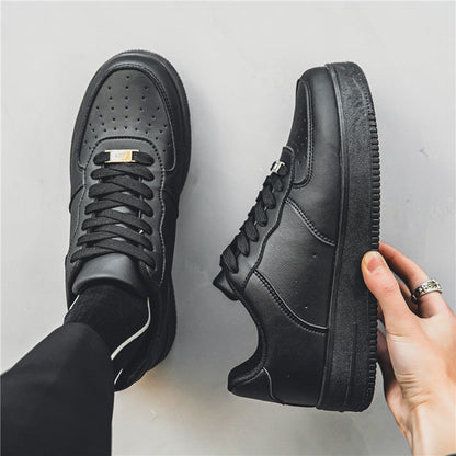 Damen Sneaker Leder Klassisch Atmungsaktiv Sportlich