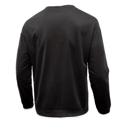 Herren Sweater Langarm Strukturiert Modern