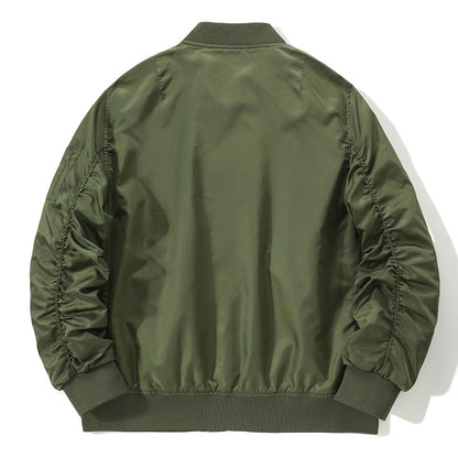 Herren Bomberjacke Modern Funktionsjacke Mit Taschen