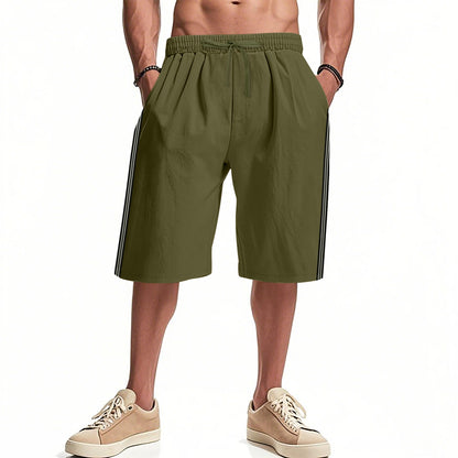 Herren Sporthose Elastisch Mit Seitentaschen Freizeit