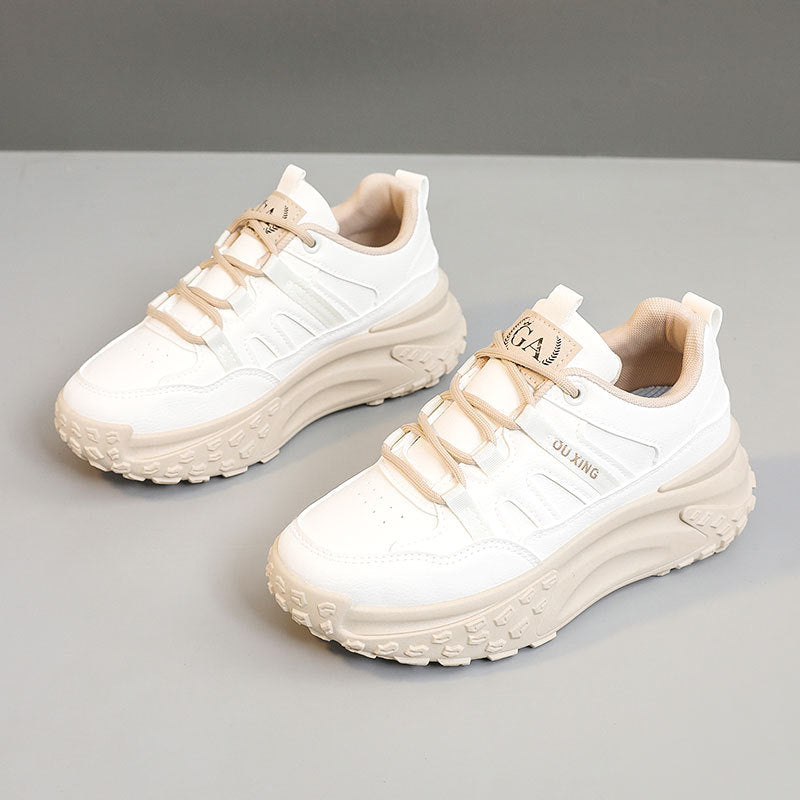 Damen Sneaker Sportlich Chunky Bequem Gepolstert
