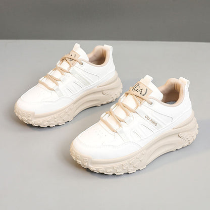 Damen Sneaker Sportlich Chunky Bequem Gepolstert