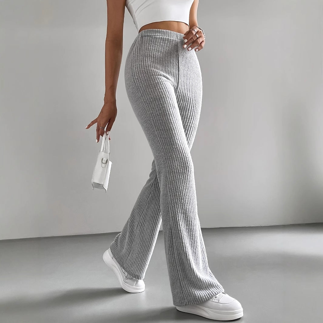 Damen Stretchhose Bequem Weit Geschnitten Hochwertig - BerlinGlamour