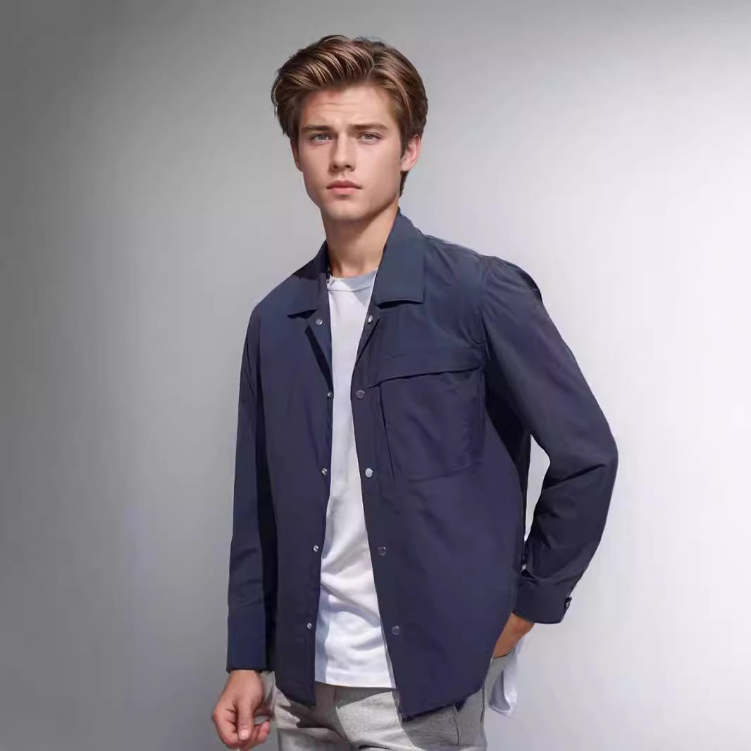 Herren Utility-Jacke Leicht Praktisch Modern - BerlinGlamour