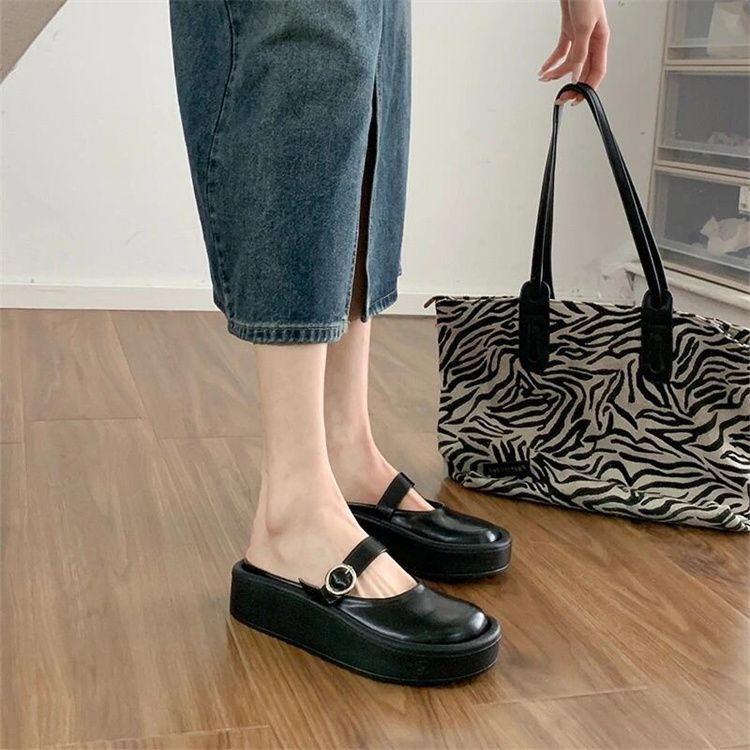 Damen Clogs Bequem mit Schnalle Modern Komfort