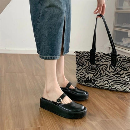 Damen Clogs Bequem mit Schnalle Modern Komfort