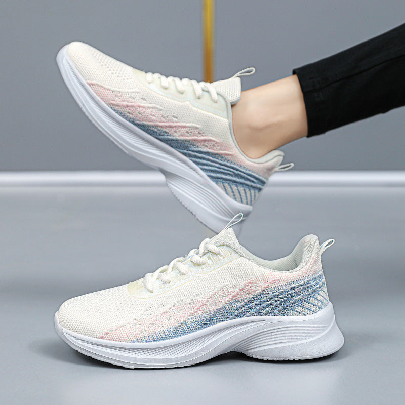 Damen Laufschuhe atmungsaktiv Flexibel Komfort Schwarz
