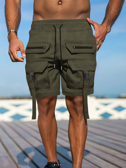 Herren Cargo Shorts Stil Utility Bequem Freizeit