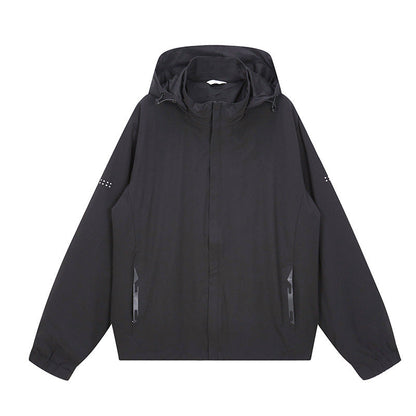 Herren Outdoor-Jacke Wasserdicht Verstellbare Kapuze - BerlinGlamour