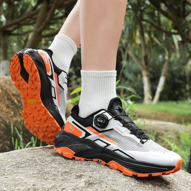 Damen Trailrunning Schuhe BOA-Verschluss Laufschuhe Damen Weich