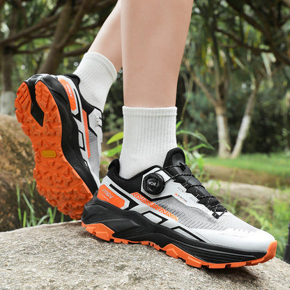 Damen Trailrunning Schuhe BOA-Verschluss Laufschuhe Damen Weich