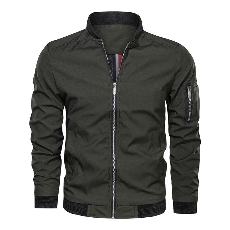 Herren Bomberjacke Leicht Modern Slim Fit