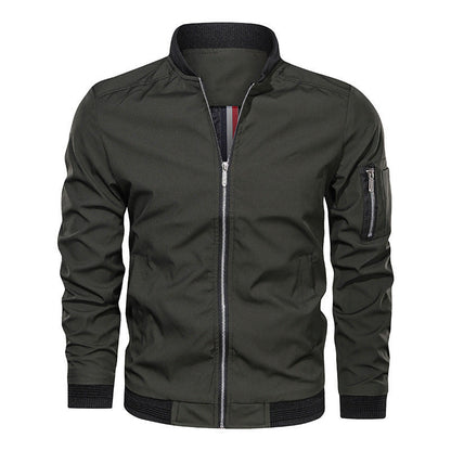 Herren Bomberjacke Leicht Modern Slim Fit