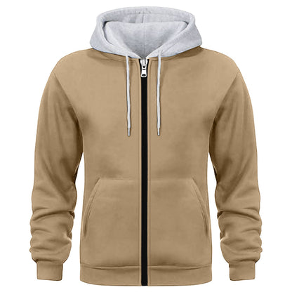 Herren Kapuzenjacke Doppellagig Warm Wasserabweisend