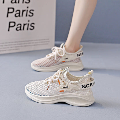Damen Sneaker Atmungsaktiv Netzstruktur Weich