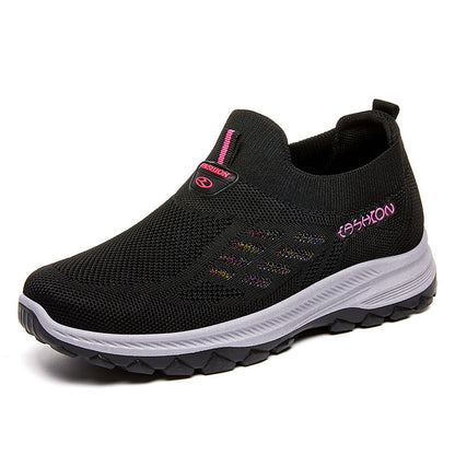 Damen Laufschuhe Bequem Slip-On Schnelllaufschuhe Rutschfest