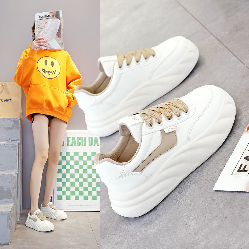 Damen Sneaker Plattform atmungsaktiv KomfortSchuhe - BerlinGlamour