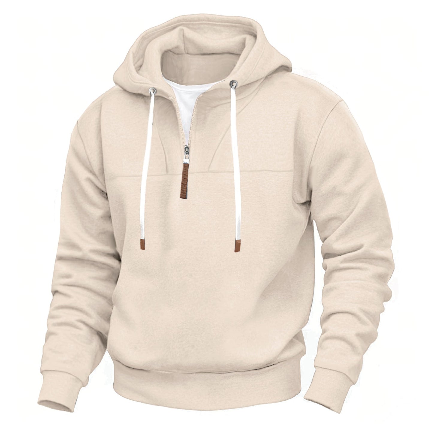 Herren Kapuzenpullover Sportlich Elastisch Mit Reißverschluss