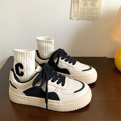 Damen Sneaker Chunky mit dicker Sohle und Atmungsaktiven Einlegesohlen