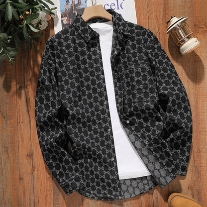 Herren Denim-Jacke Modisch Oversized Trendig