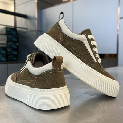 Damen Sneaker Hoch Plateau Weich Bequem Sportlich