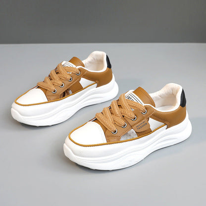 Damen Sneaker Sportlich Bequem Laufsohle Mode